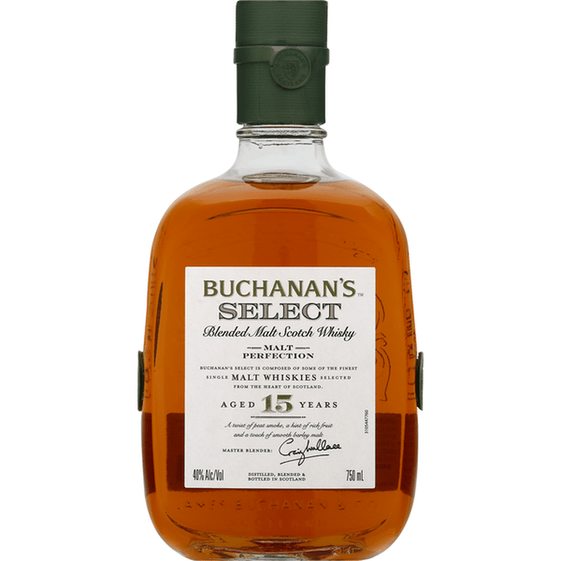 Buchanan's Select 15 Years Old Blended Malt Scotch Whisky, (80 Proof ...