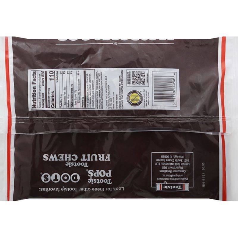 Tootsie Roll Candy, Snack Bars (14.5 oz) Instacart