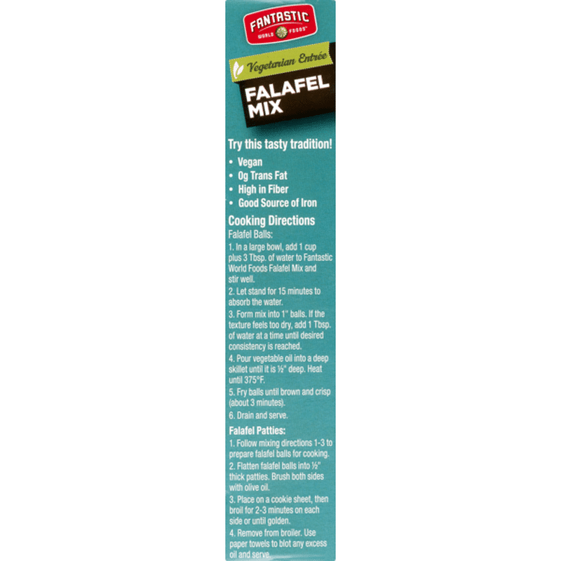 Fantastic World Foods Vegetarian Entree Falafel Mix