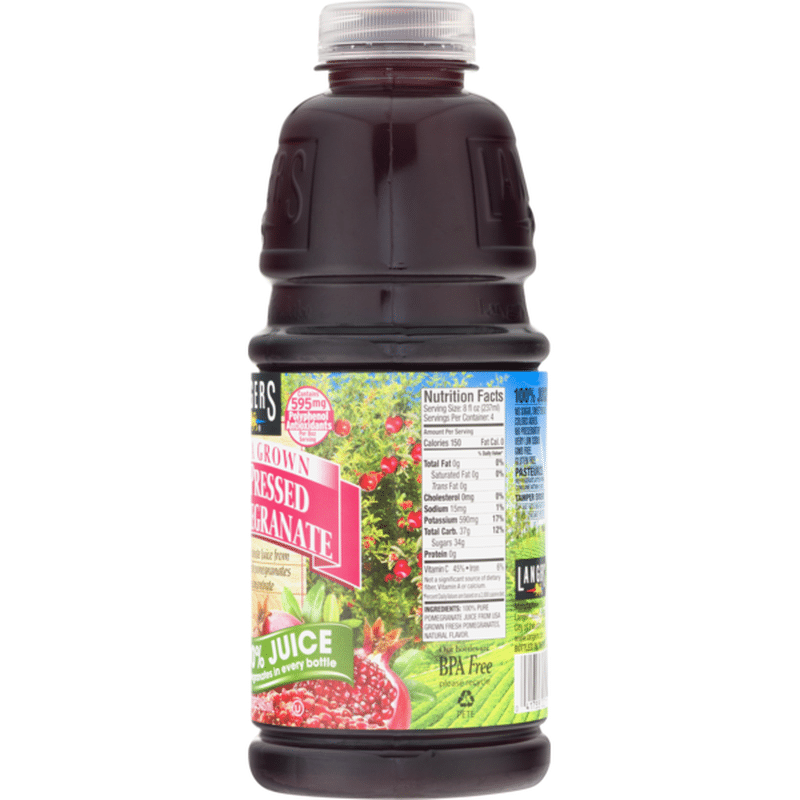 Langers Fresh Pressed All Pomegranate Juice (32 fl oz) - Instacart