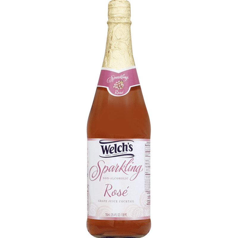 Welch's Juice Cocktail, Rose, Sparkling, NonAlcoholic (750 ml) Instacart