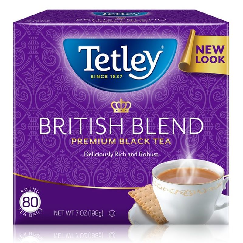 Tetley British Blend ags (80 ct) - Instacart