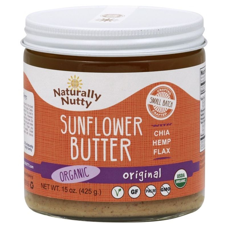 Naturally Nutty Sunflower Butter, Organic, Original (15 oz) Instacart