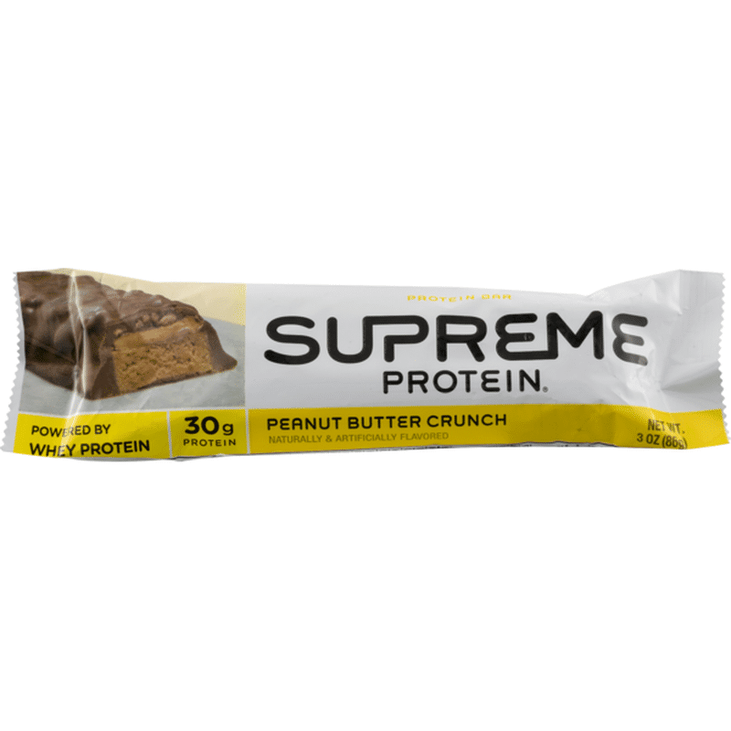 Supreme Protein Bar Peanut Butter Crunch (3 oz) Instacart