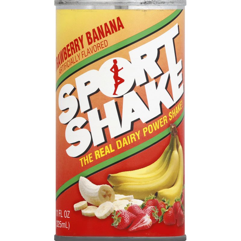 Sport Shake Power Shake The Real Dairy Strawberry Banana 11 Oz