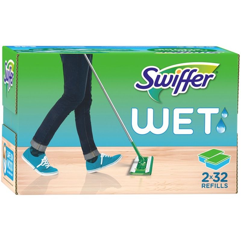 Swiffer Sweeper Wet Mopping Pad, Multi Surface Refills, Open Window