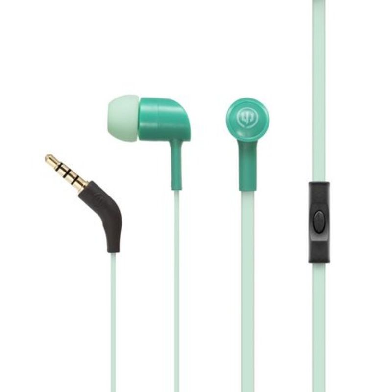 Wicked Audio Marine Blue Havok In-Ear Headphones With Microphone