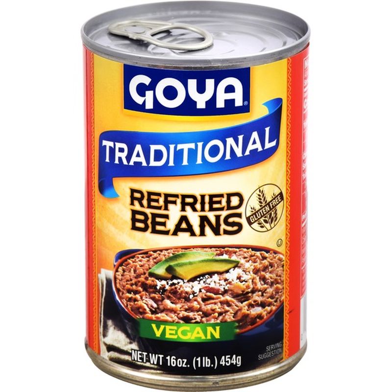 Goya Traditional Refried Beans (16 oz) from FoodsCo Instacart