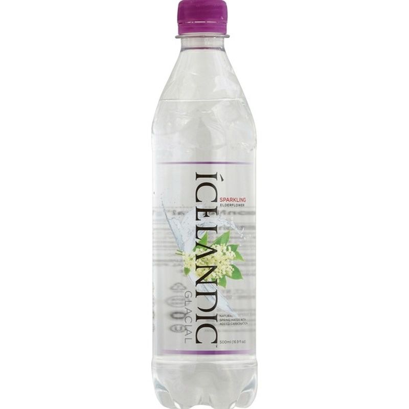 Icelandic Glacial Sparkling Elderflower Sparkling Spring Water (16.9 oz