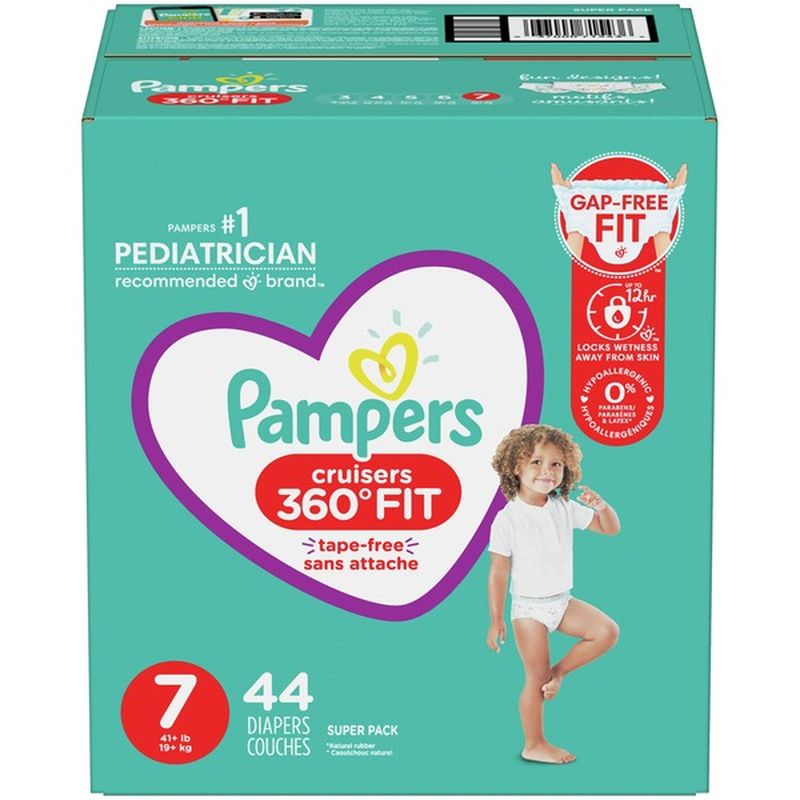 Pampers 360 Diapers Size 7 (44 ct) Instacart