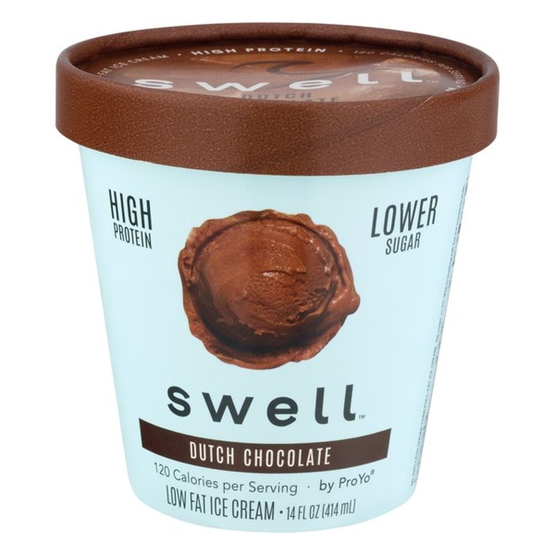 Swell Swell Low Fat Ice Cream Dutch Chocolate (14 fl oz) from Safeway