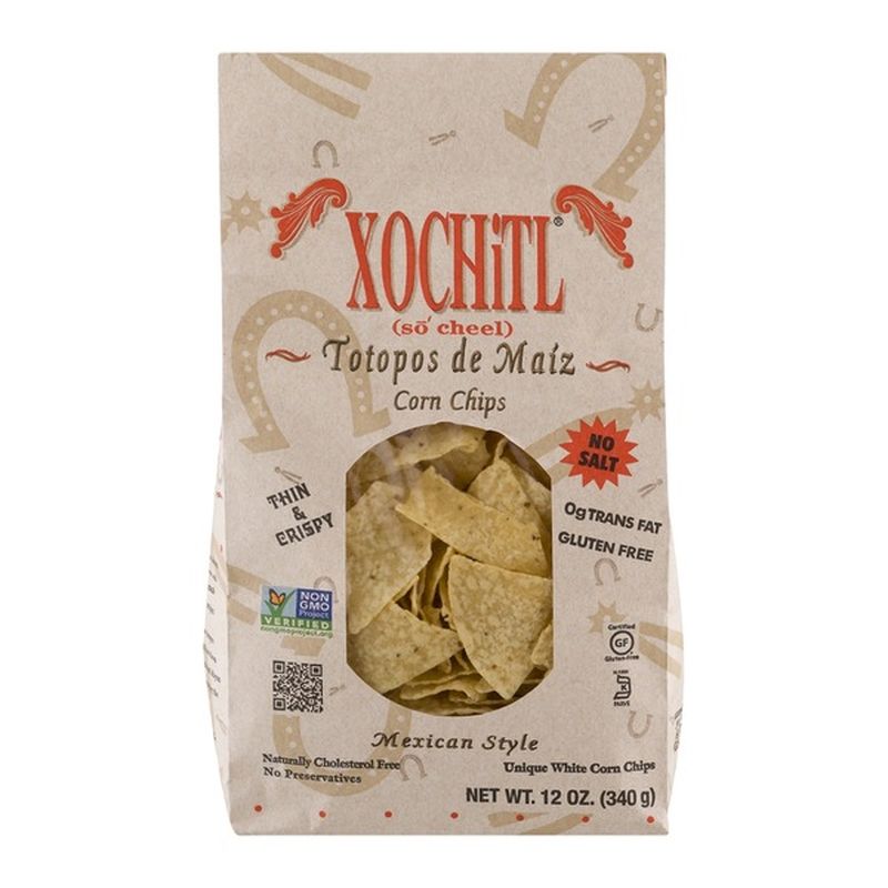 Xochitl Corn Chips, White, Mexican Style (12 oz) - Instacart