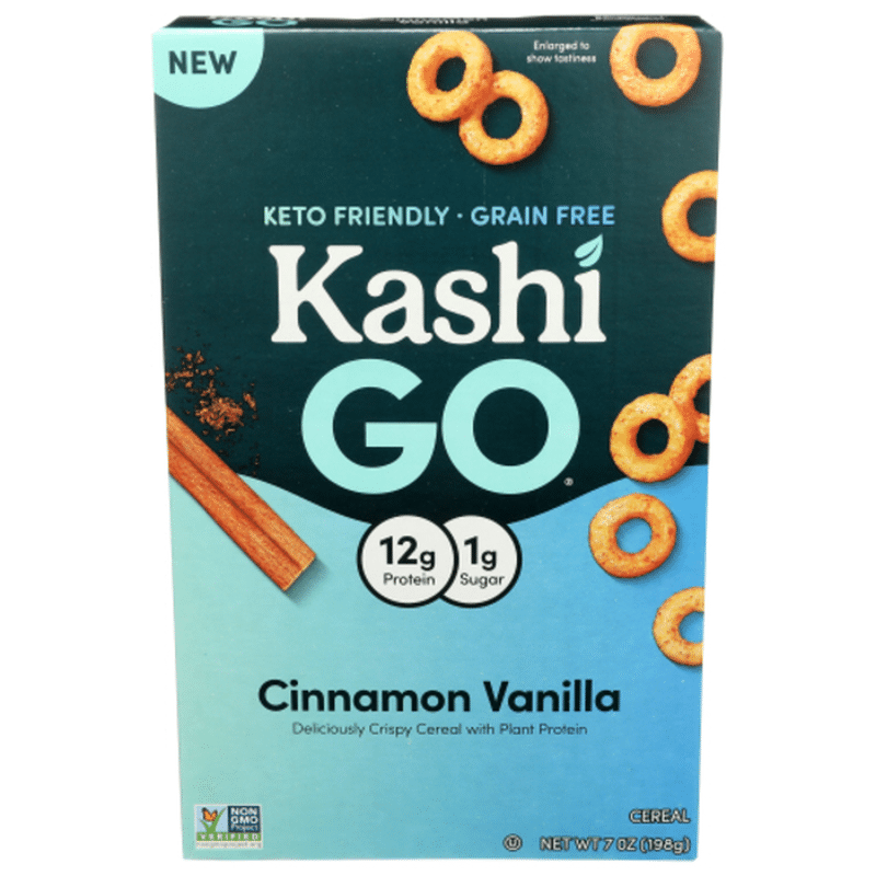 Kellogg's Kashi GO Breakfast Cereal, Vegan Protein, Keto Friendly