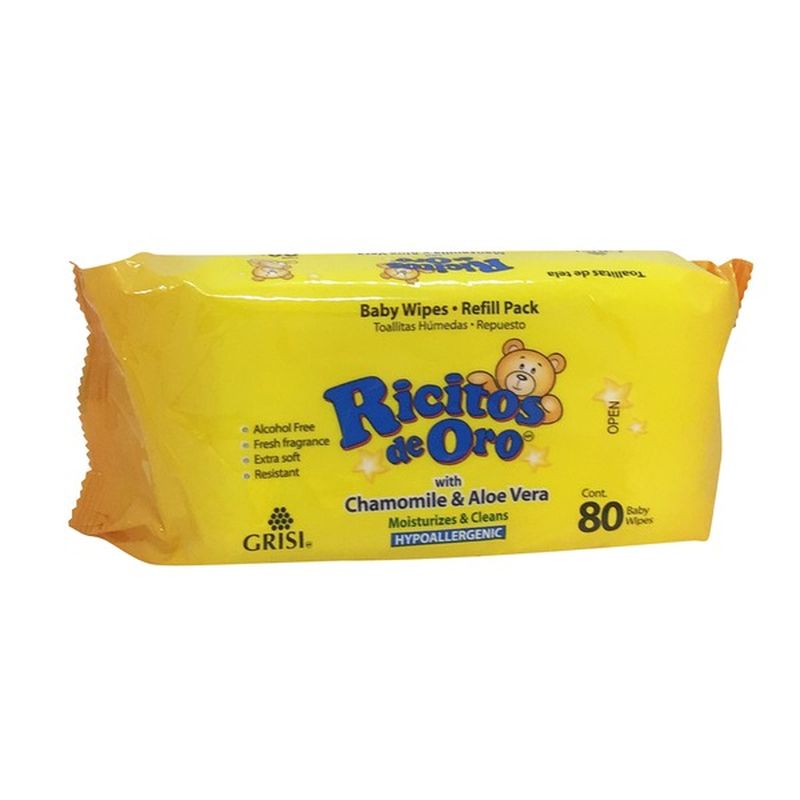 ricitos de oro baby wipes