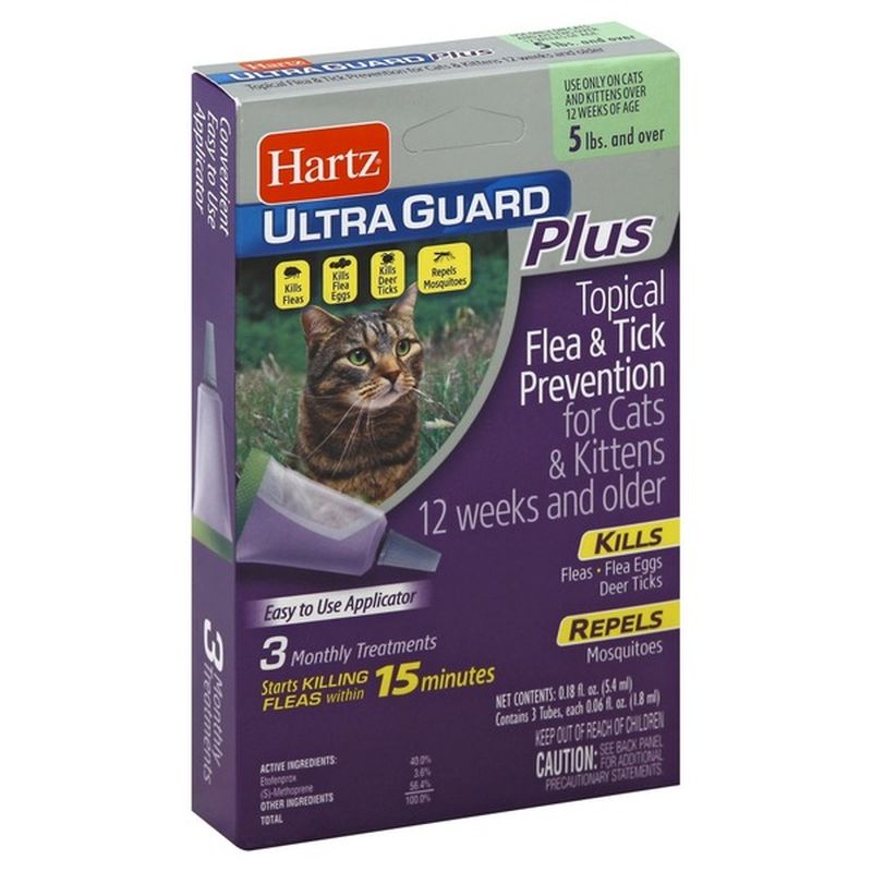 side effects of hartz flea and tick drops for cats