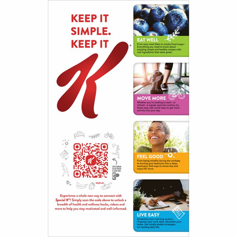 Kellogg's Special K Breakfast Cereal, Made with Folic Acid, B Vitamins