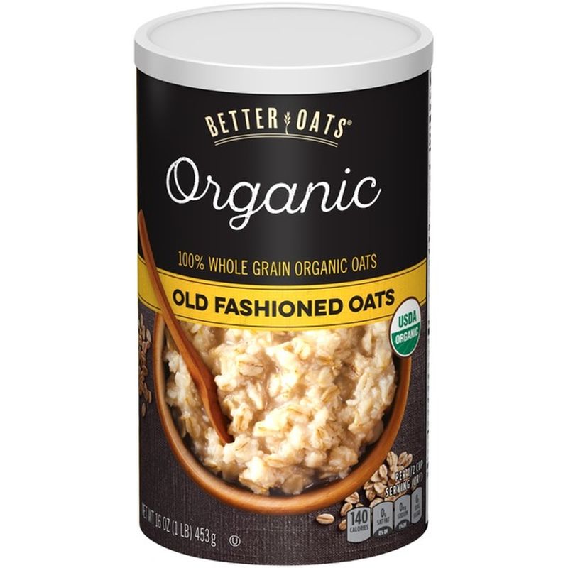 Better Oats Organic Old Fashioned Oats (16 oz) from Kroger - Instacart