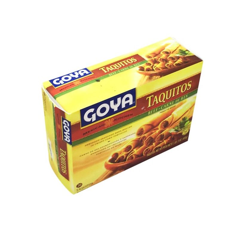 Goya Beef Taquitos 20 Count 21 Oz From Giant Food Instacart