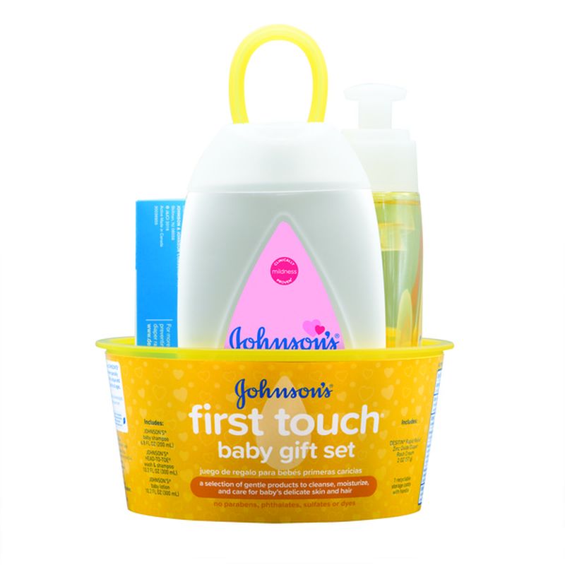 johnson's first touch gift set