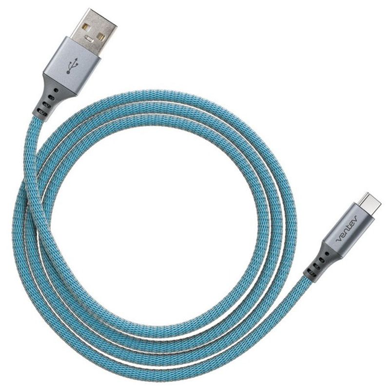 Ventev 4' Cobalt Charge Sync Alloy USB-A to USB-C 2.0 Type C Cable
