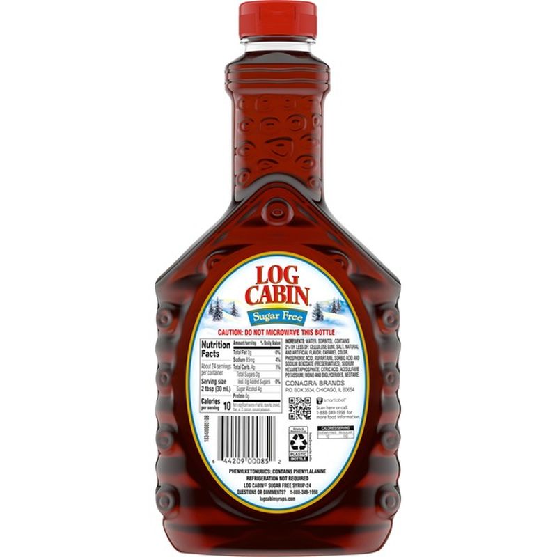  Log  Cabin  Sugar  Free  Syrup  24 oz from Kroger Instacart