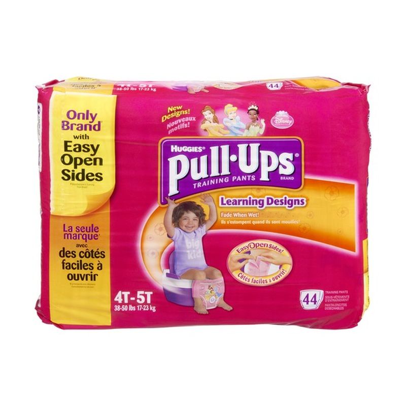 Huggies Pull-Ups Learning Designs Size 4T-5T Disney Princess Training ...