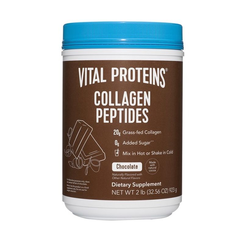 Vital Proteins Collagen Peptides Powder Dietary Supplement Chocolate