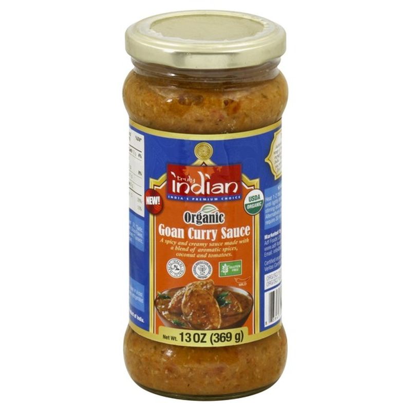 Truly Indian Curry Sauce, Goan (13 oz) - Instacart