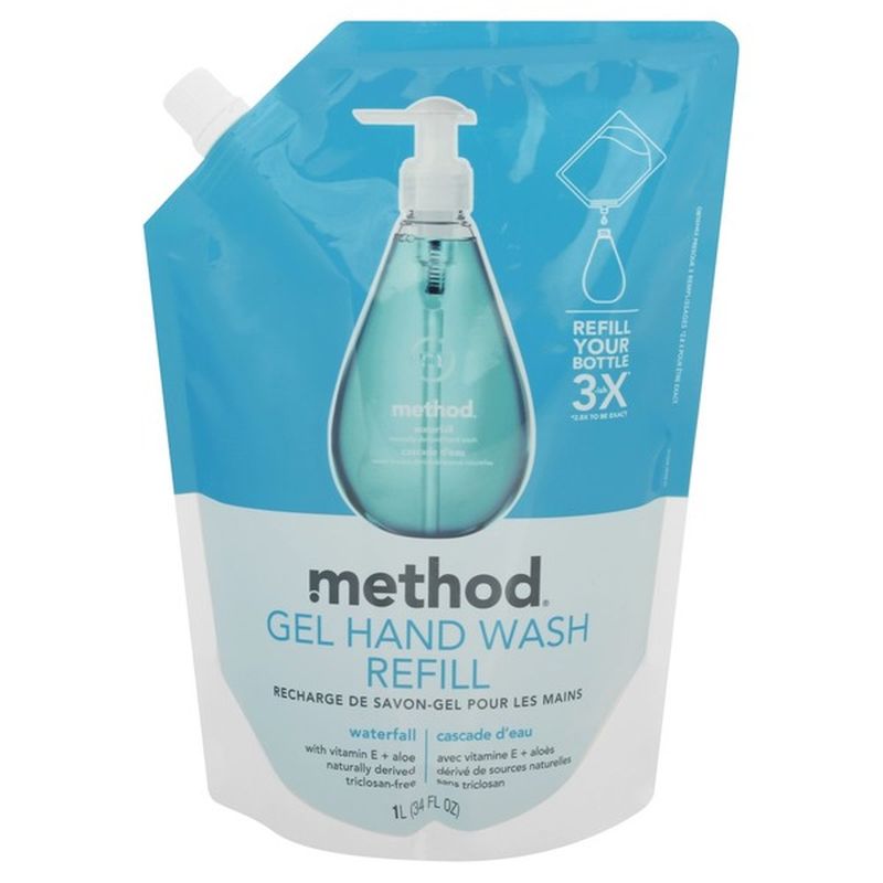 Method Gel Hand Wash Refill, Waterfall (1 L) Instacart