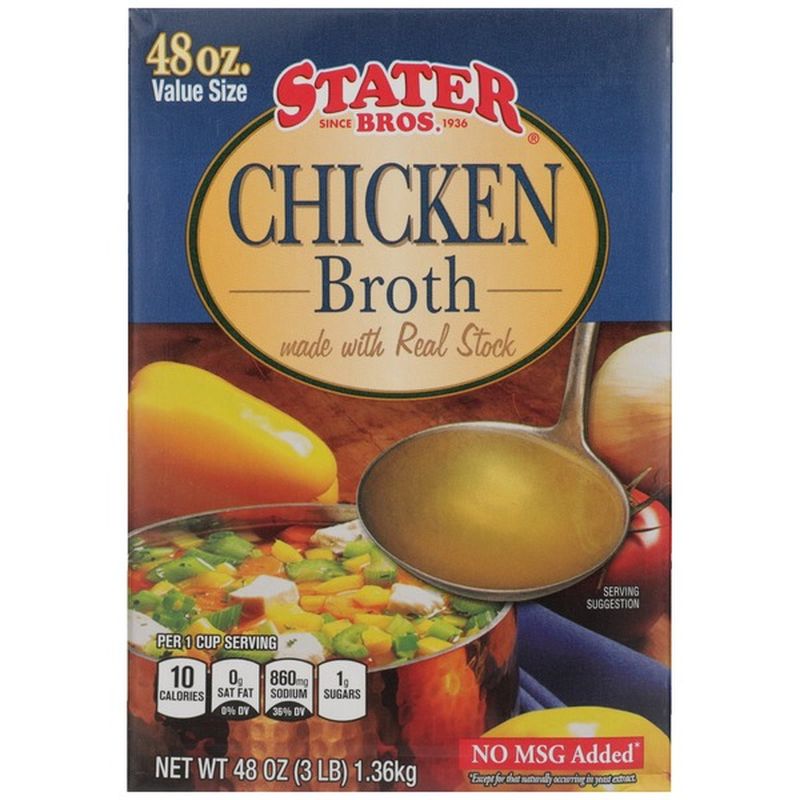 Stater Bros Chicken Broth (48 fl oz) from Stater Bros. Instacart