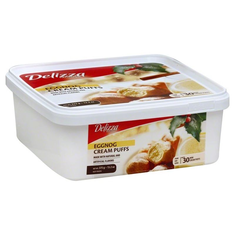 Belgian. Mini Eggnog Cream Puffs (30 ct) Delivery or Pickup Near Me