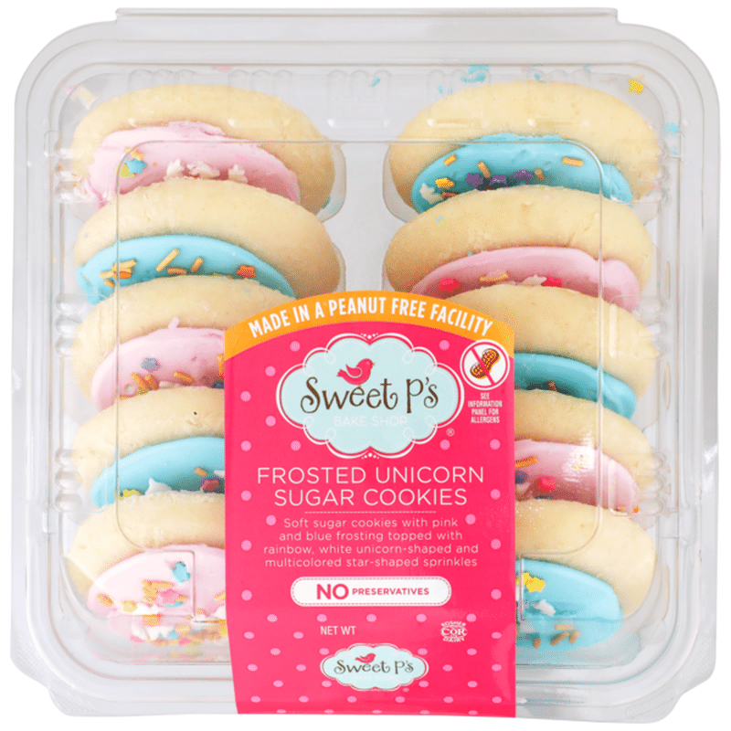 Sweet P's Frosted Unicorn Sugar Cookies With Pink And Blue Frosting ...