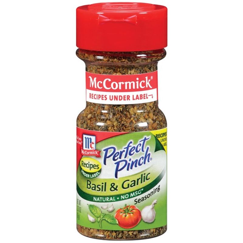 Mccormick Perfect Pinch Basil & Garlic Seasoning (2.37 oz) - Instacart