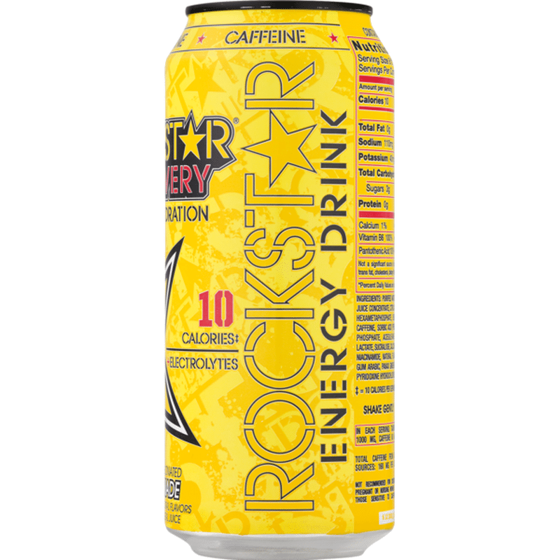 Rockstar Recovery Energy + Hydration Lemonade (16 Fl Oz) From Smith's ...