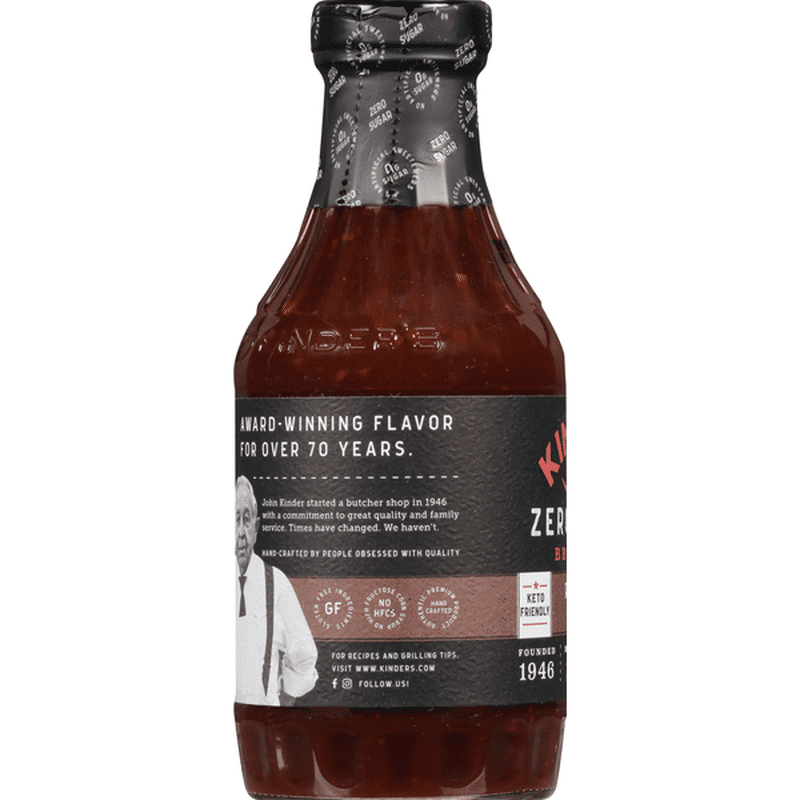 Kinder's BBQ Sauce, Zero Sugar, Roasted Garlic (17.5 oz) Instacart