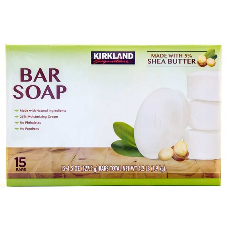 Kirkland Signature Shea Butter Soap Bar (4.5 oz) Instacart