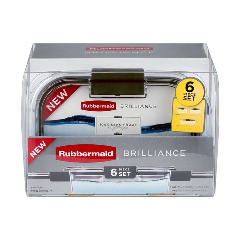 Rubbermaid Brilliance 6 PC (6 ct) Delivery or Pickup Near Me Instacart