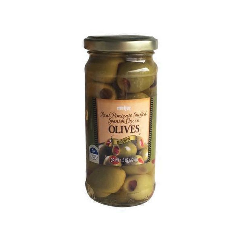 Meijer Real Pimiento Stuffed Spanish Queen Olives (4.5 oz) Instacart