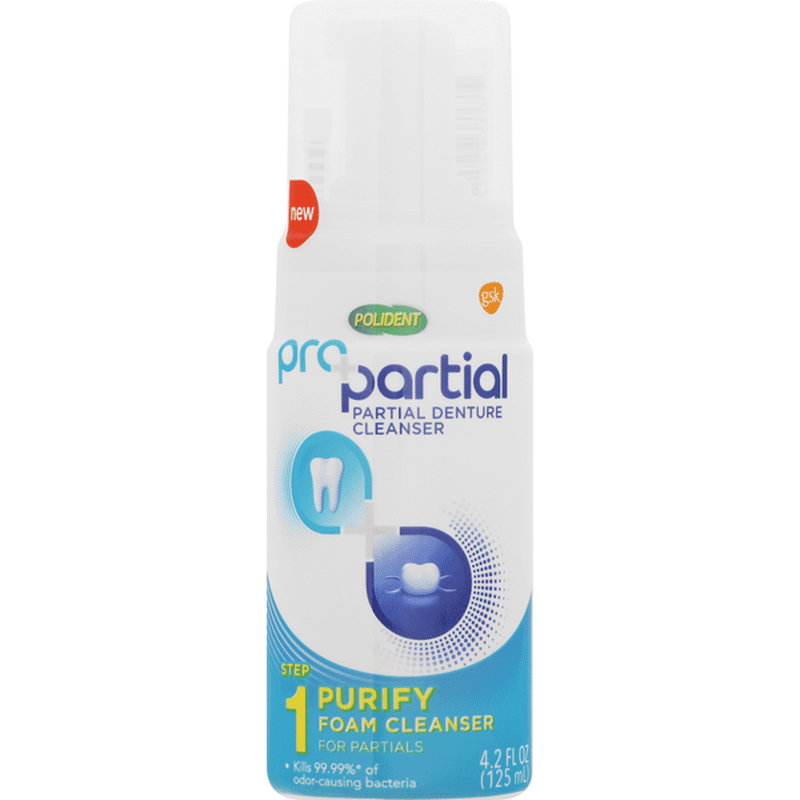 Polident ProPartial Partial Denture Cleaner Foam, ProPartial Partial Denture Cleaner Foam (4.2