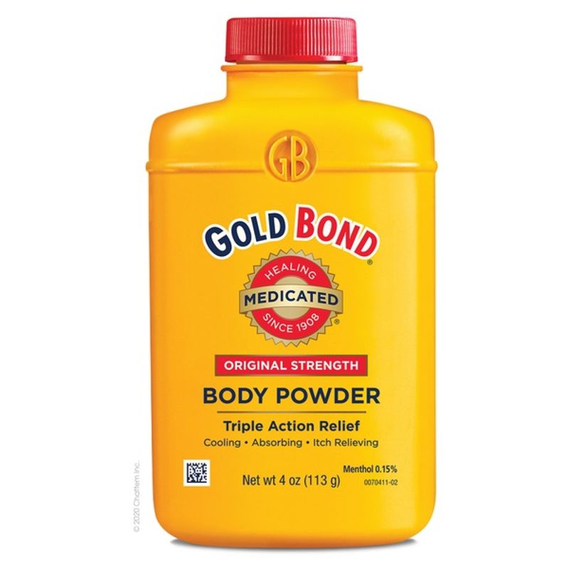 Gold Bond Baby Powder, Original Strength, Triple Action Relief (4 oz ...