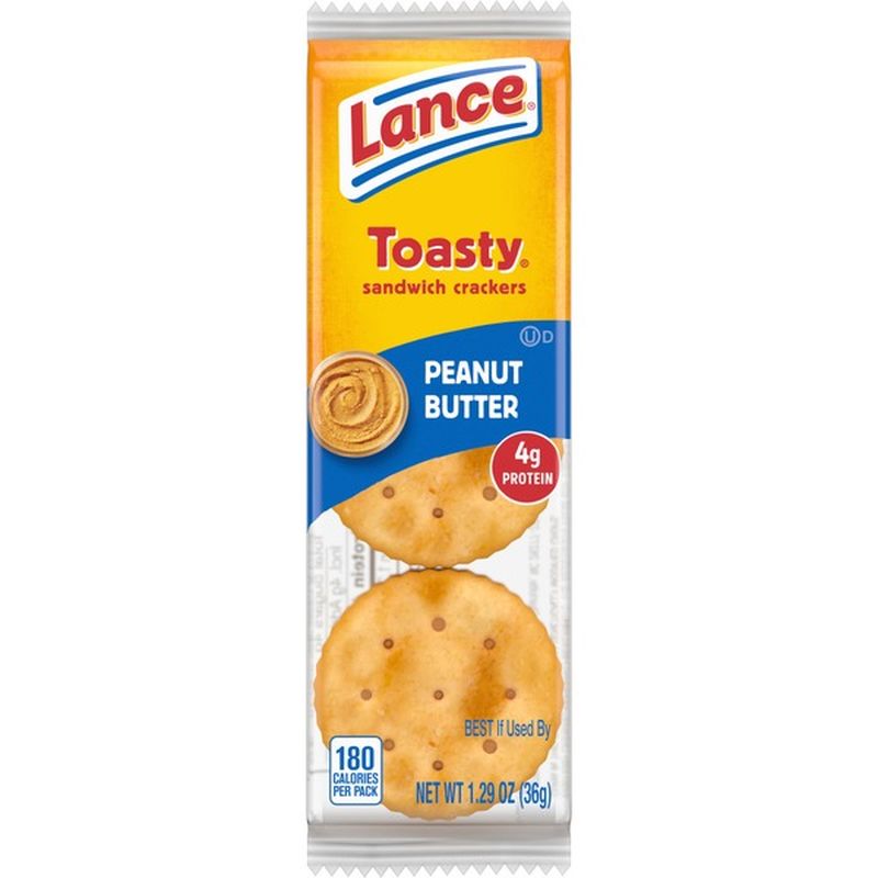 Lance® Toasty Peanut Butter Sandwich Crackers (1.29 oz) Instacart
