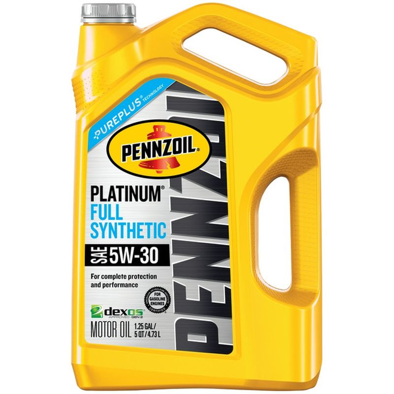 Pennzoil Platinum 5W-30 SAE Full Synthetic Motor Oil