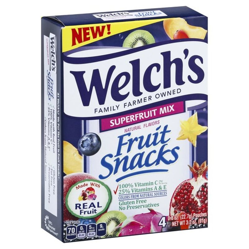 Welchs Fruit Snacks Superfruit Mix Welchs Superfruit Mix Fruit Snacks