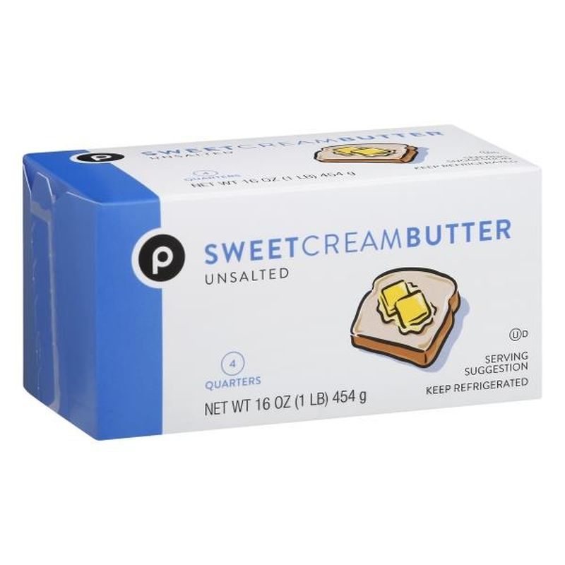 Publix Butter, Sweet Cream, Unsalted (16 oz) Instacart