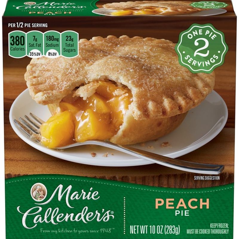 Marie Callender s Single Serve Peach Pie (10 oz) Instacart