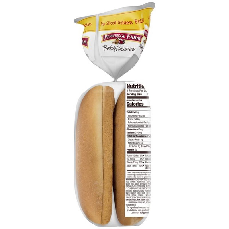 Pepperidge Farm® Top Sliced Golden Potato Hot Dog Buns (8 ct) from