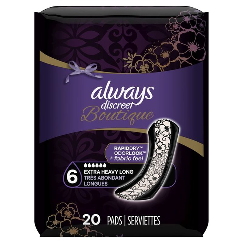 Always Discreet Boutique Pads Size 5