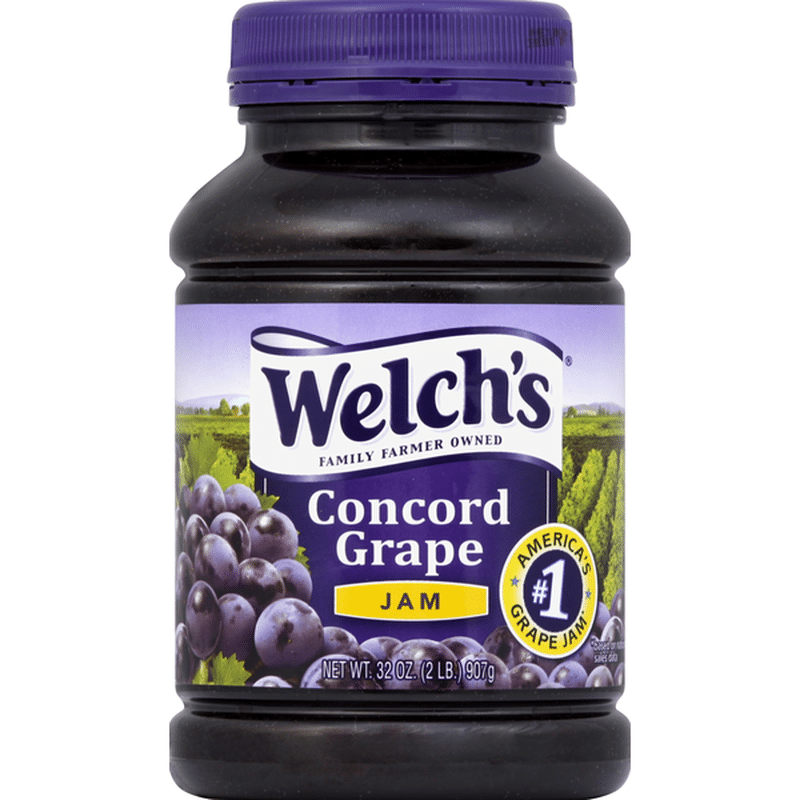 Welch's Jam, Concord Grape (30 oz) - Instacart