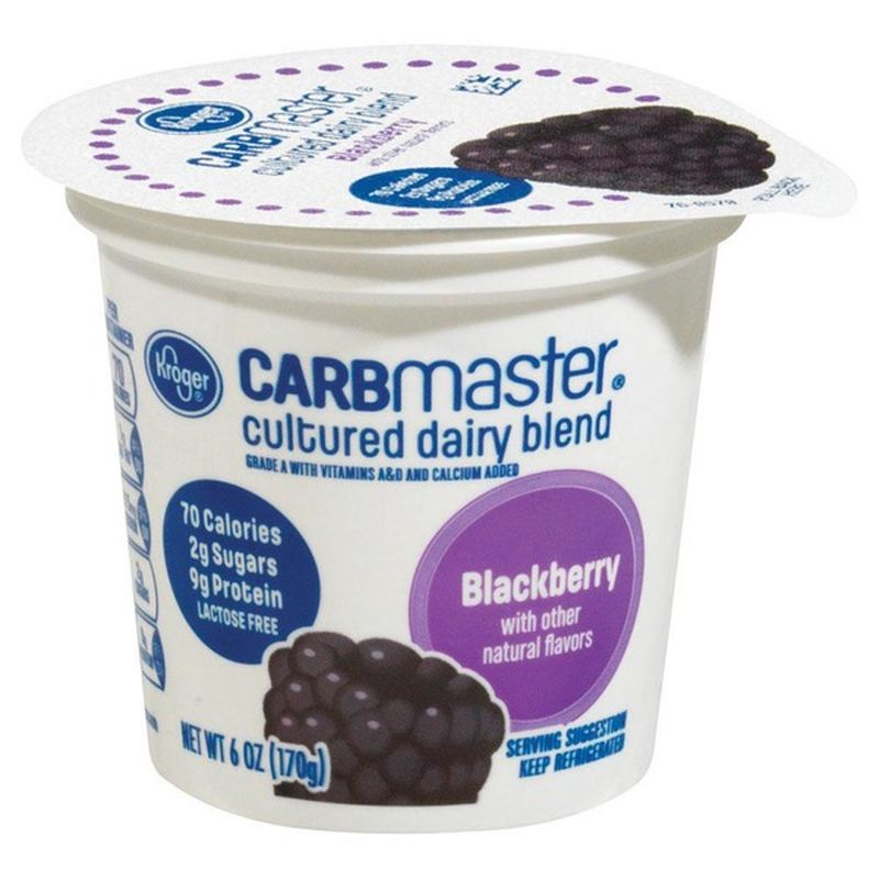 Kroger CarbMaster Blackberry Yogurt (6 Oz) - Instacart