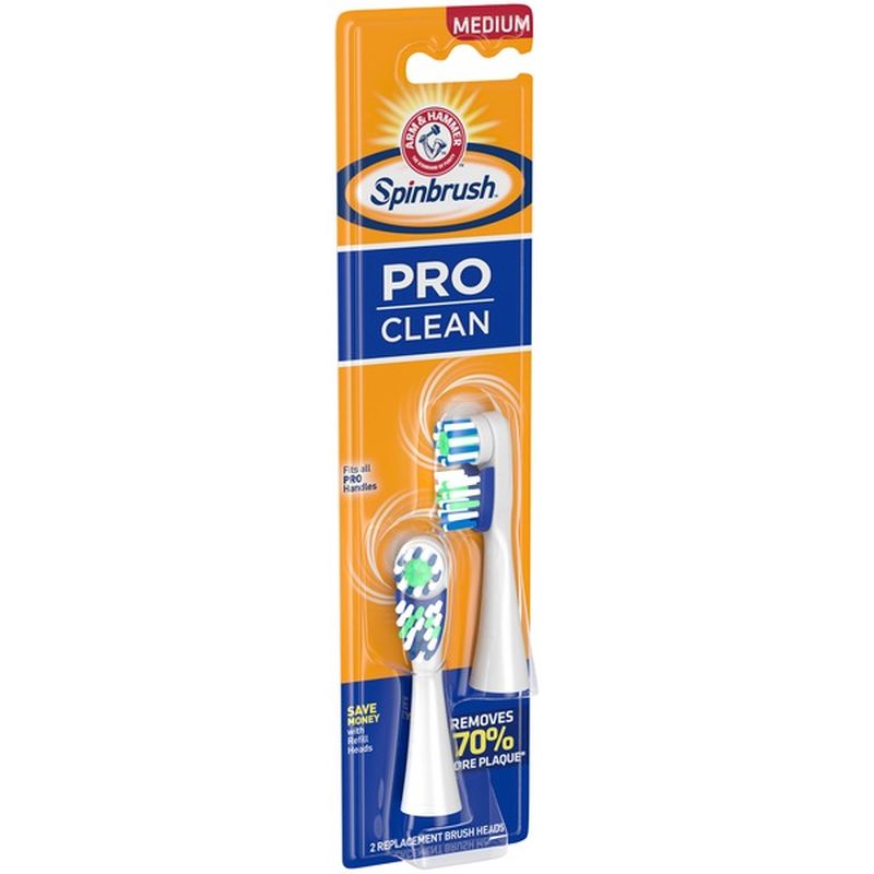 spinbrush toothbrush replacement heads